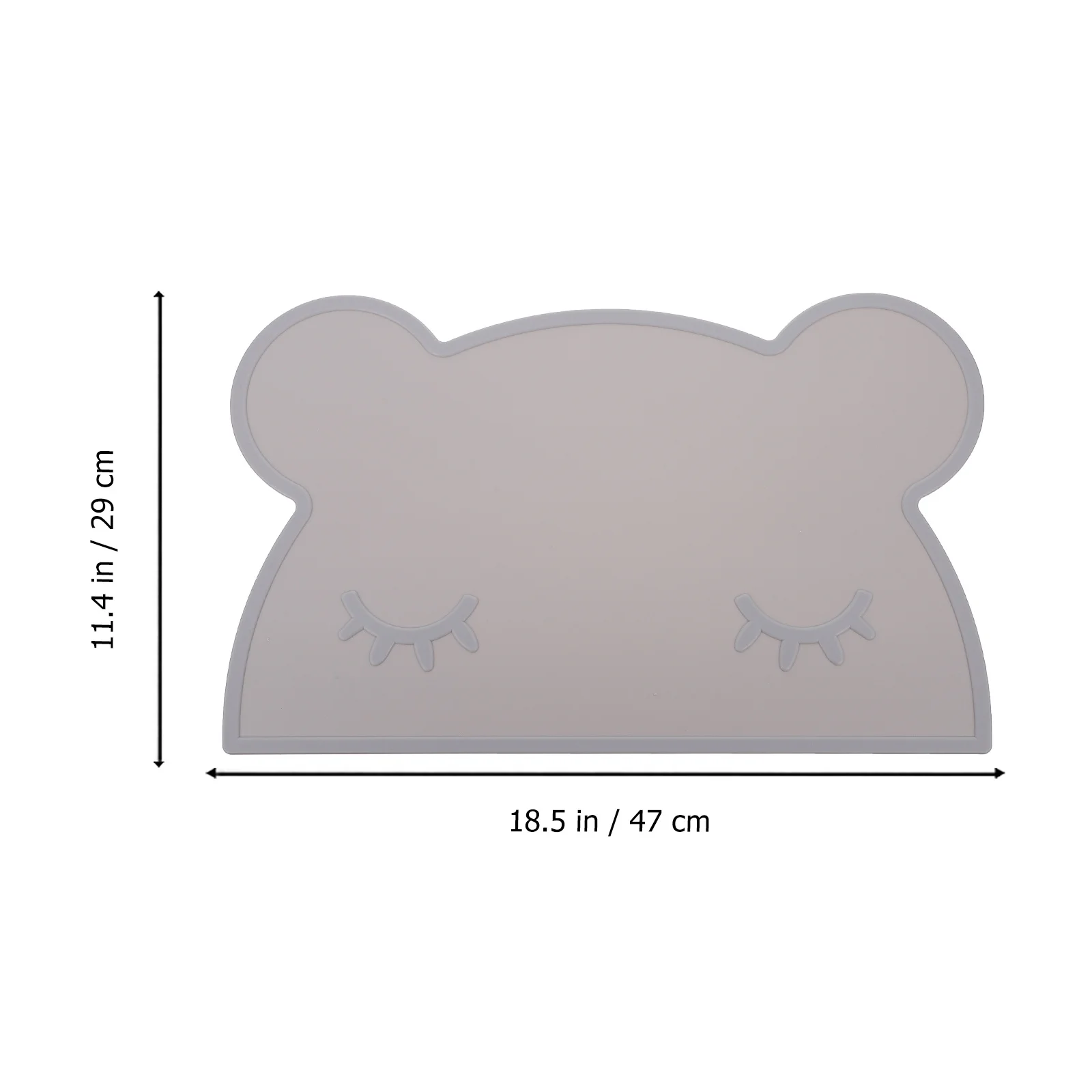 

Children Dinning Mat Silicone Non-Slip Cartoon Placemat Baby Toddler Dining Tableware Mat Durable Foldable Travel