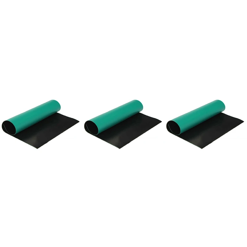 3X Green Desktop Anti Static ESD 300X400mm Grounding Mat For Phone PC Tablet Repair