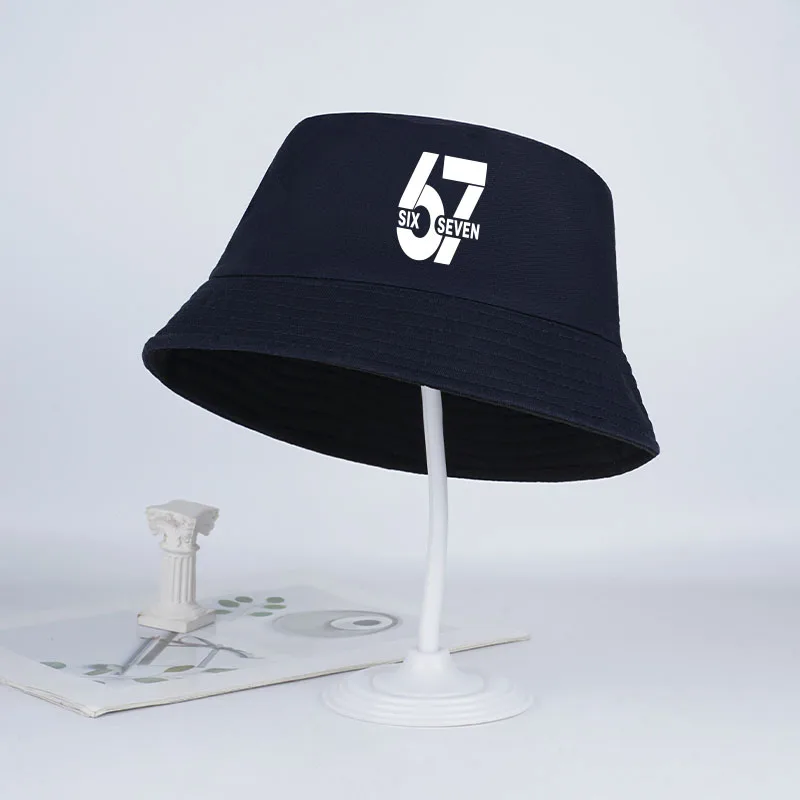 67 Digital Print Fisherman's Hat for Children Ages 2–6: Simple and Stylish SIX SEVEN Patterned Sun Hat—Perfect Gift for Kids view 3