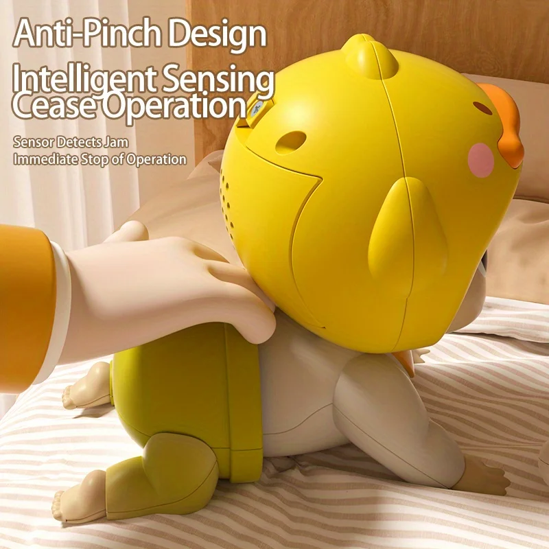 ของเล่นเด็กคลานมีเสียง ตุ๊กตาเด็กไฟฟ้าสำหรับเด็กวัยหัดเดิน ฝึกการปีนป่าย ของเล่นเสริมพัฒนาการเด็กวัยหัดเดิน ของเล่นเคลื่อนไหวได้ สำหรับเด็กอายุ 0-6-12 เดือน ของขวัญ