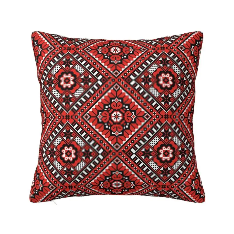 Ukraine Ukrainian Embroidery Ornament Pillow Case Home Decorative Fashion Boho Cushions for Sofa Square Pillowcase