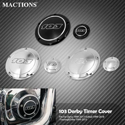 Motorcycle Derby Timing Timer Cover 5 Holes Engine 103 Clutch Side Covers For Harley Touring FLHX FLHR FLHT FLTRX Softail Dyna