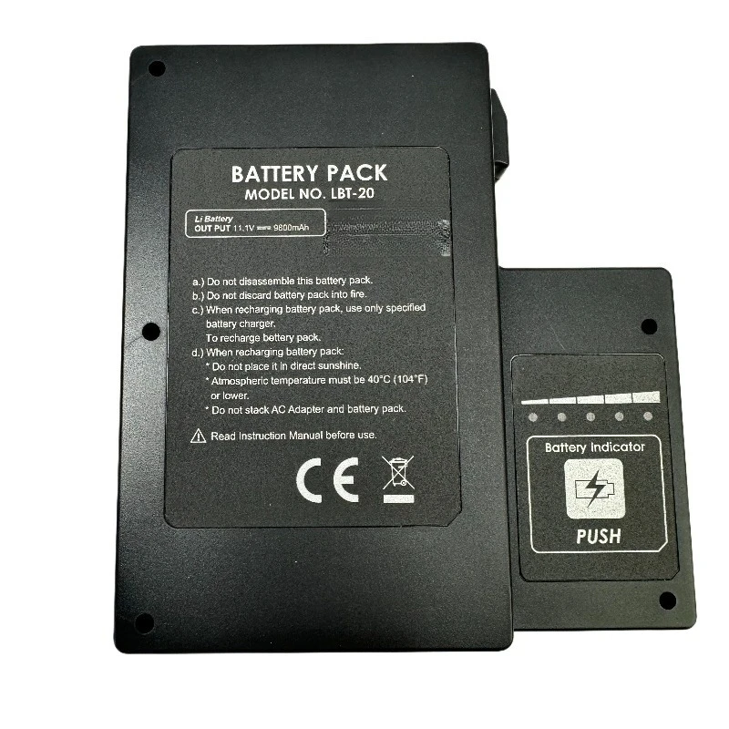 New LBT-20 9800mAh 11.1V Li-ion Replacement Battery for INNO View 7 View 6 V6T IFS-15 IFS-10 Fusion Splicer with Power Indicator