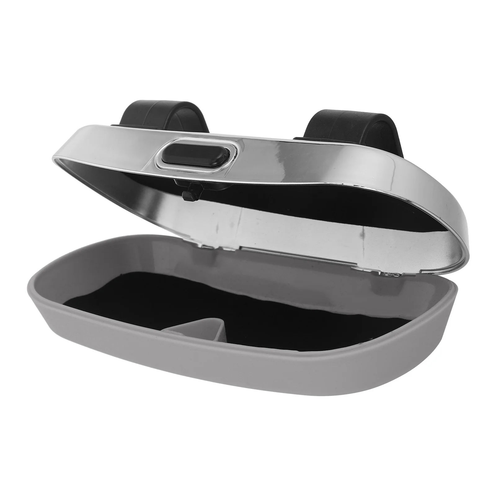 

Car Visor Sunglasses Holder Sun Visor Clip On Storage Box For Eyeglasses Press To Open Design Sunglass Organizer