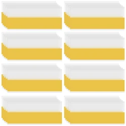 50 Uds. Soportes de etiquetas de precio, carteles de precios de supermercado, soportes de exhibición de precios, tarjeteros de etiquetas, etiqueta de precio adhesiva de PVC y tira de precio
