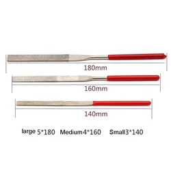 2PCS Needle Files for Diamond Carving, Metal, Glass and Stone Crafts Watch Repair Tool