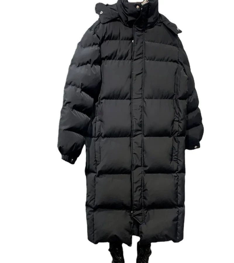 Down padded jacket 2022 new thick Korean version loose super long parker padded winter jacket winter clothes women