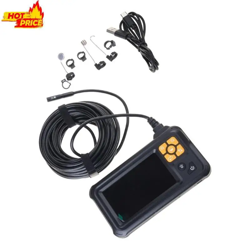

Industrial Endoscope with 8 LEDs Type-C Rechargeable IP67 Waterproof Camera for Inspection Borescope Camera