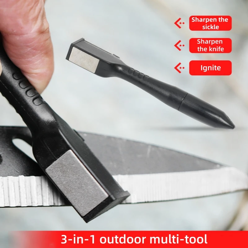 

Diamond Outdoor Multifunctional Knife Sharpener Outdoor Knife Garden Knife Tungsten Steel Sharpening Tool Ignition Rod