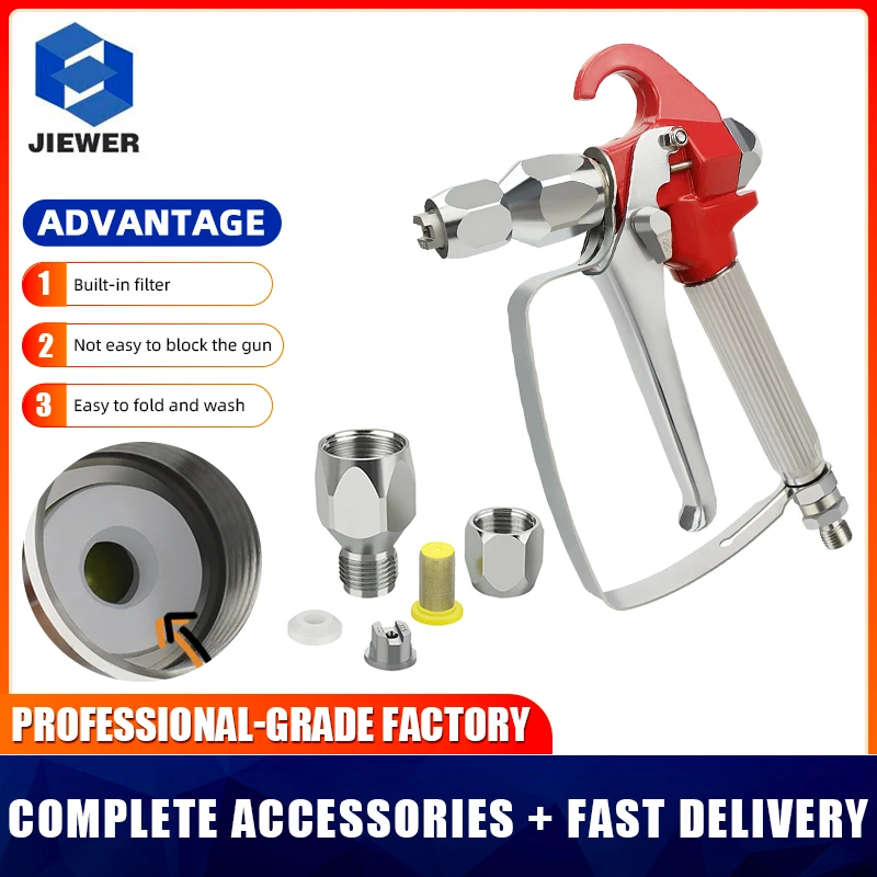Alta Pressão Airless pistola com bocal filtro conjunto, Wagner Titan máquina de pulverização, ferramentas elétricas, 3600 PSI, 220254