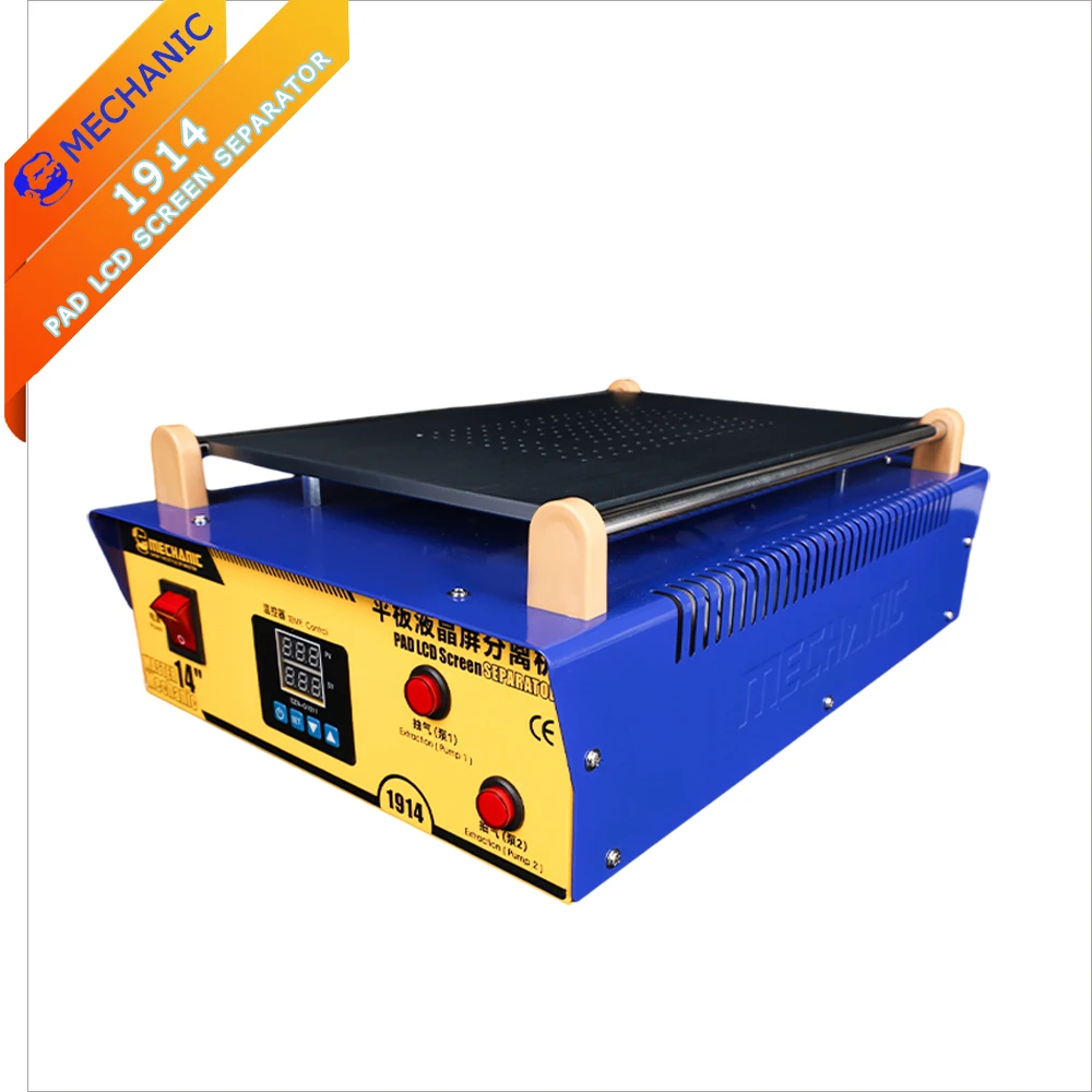 

MECHANIC 1914 14 Inches Screen Separator Build-in Vacuum Pump LCD Separator Screen Repair for Pad Tablet Mobile Phone Separation