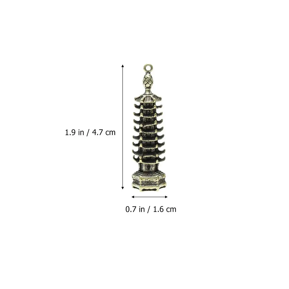 

Keyring Keychain Keyring Gift Gift Keychain Pagoda Keyring Key Pendant for Buddhist