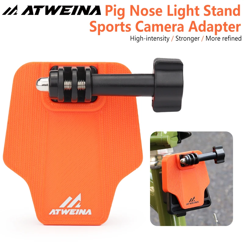 

ATWEINA нейлоновое оранжевое маленькое сиденье для скутера, сиденье для преобразования носа свиньи, спортивная камера, фара, переднее сиденье для маленького скутера