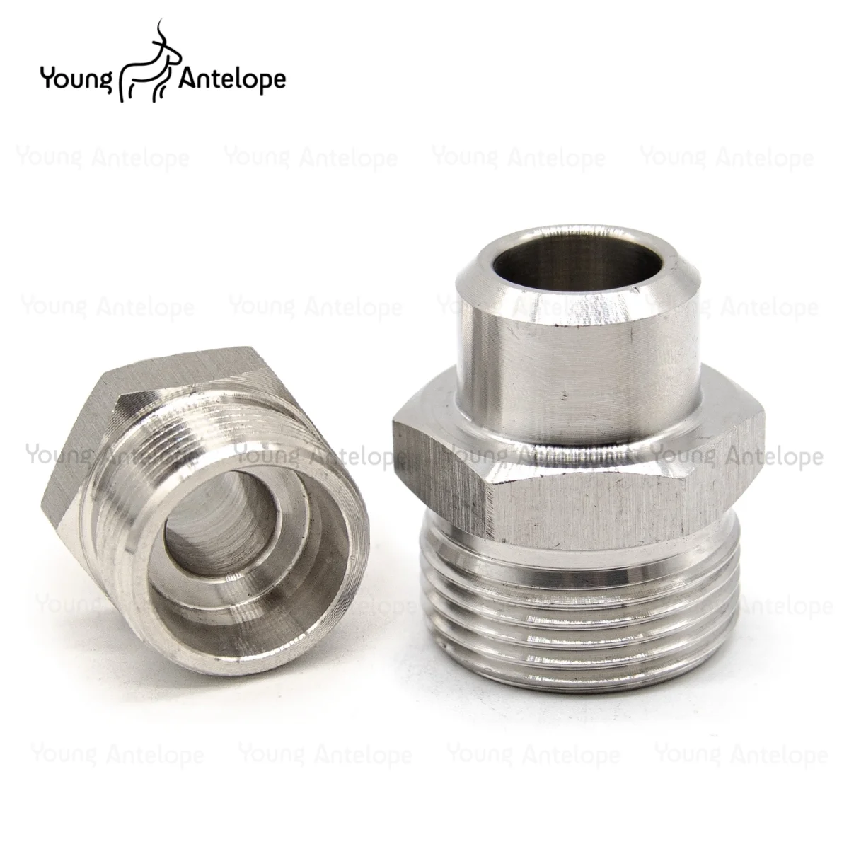 304 Stainless Steel 24° Cone Seal H Type Ferrule Fitting 1CW Welding Connector For Hydraulic Pipe System JBT6144.5 High Pressure