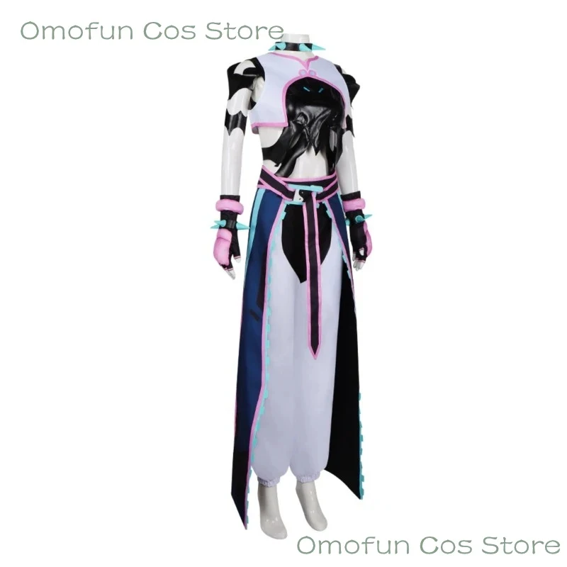s,3'g\7;Kirikoo Juri Han Game OW x SF Collaboration Street Cosplay Fighter Costume Women Halloween Outfit Wig Halloween4;b,7\k/8 - view 3