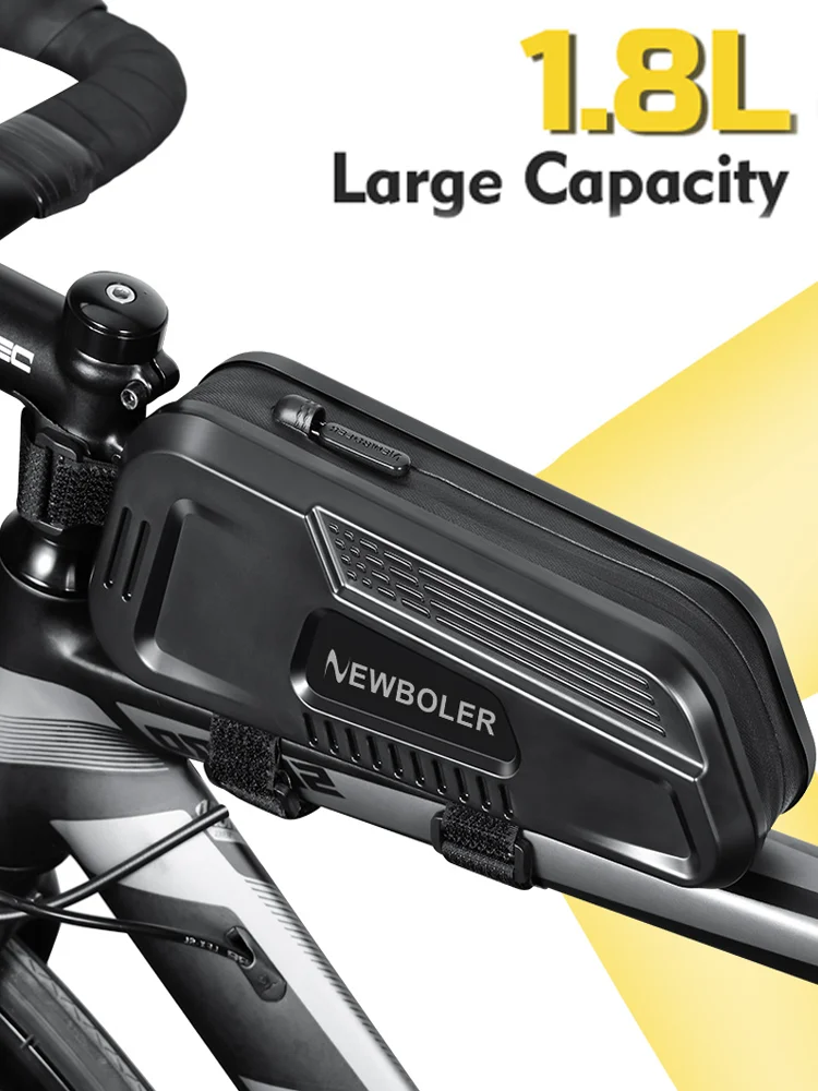 AliExpress NEWBOLER Waterproof Bicycle Top Tube Bag Lightweight Bike Frame Pack Durable Cycling Storage Bag for Mountain and Road Bikes
