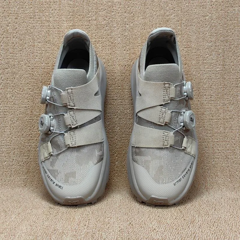 Original Brand Comfortable Wide Last Off-road Running Shoe Designer Quick Lacing Walking Jogging Shoe Unisex Breath Walking Shoe