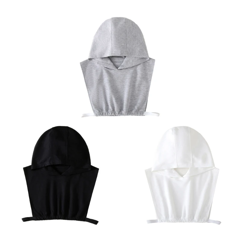 

Sports Style Hoodies Decorative Collar Spring Autumn Sewing Applique DIY Neckline Half Shirt Designed Anti-Slip Collar