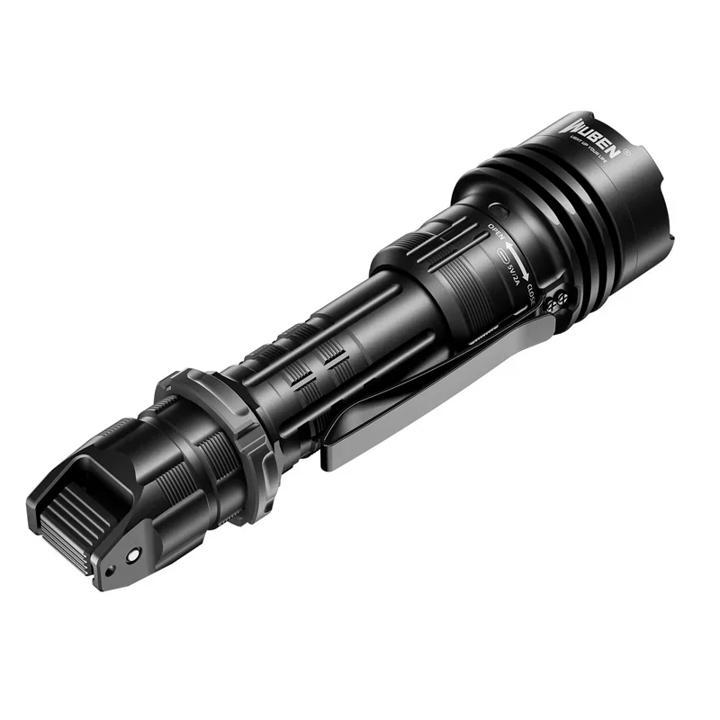 WUBEN T1 Type-c Rechargeable Tactical LED Flashlight 2000Lumens With Unique Lever Tail Switch