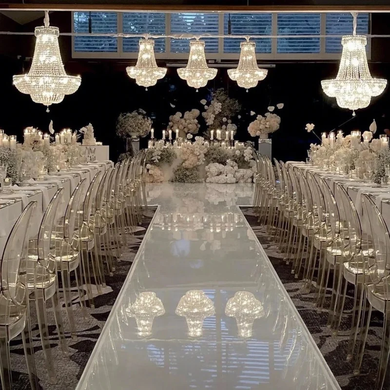 

Luxury Living Room Wedding Crystal Chandelier Staircase European-Style Lobby Villa High Ceiling Staircase Chandelier Lighting