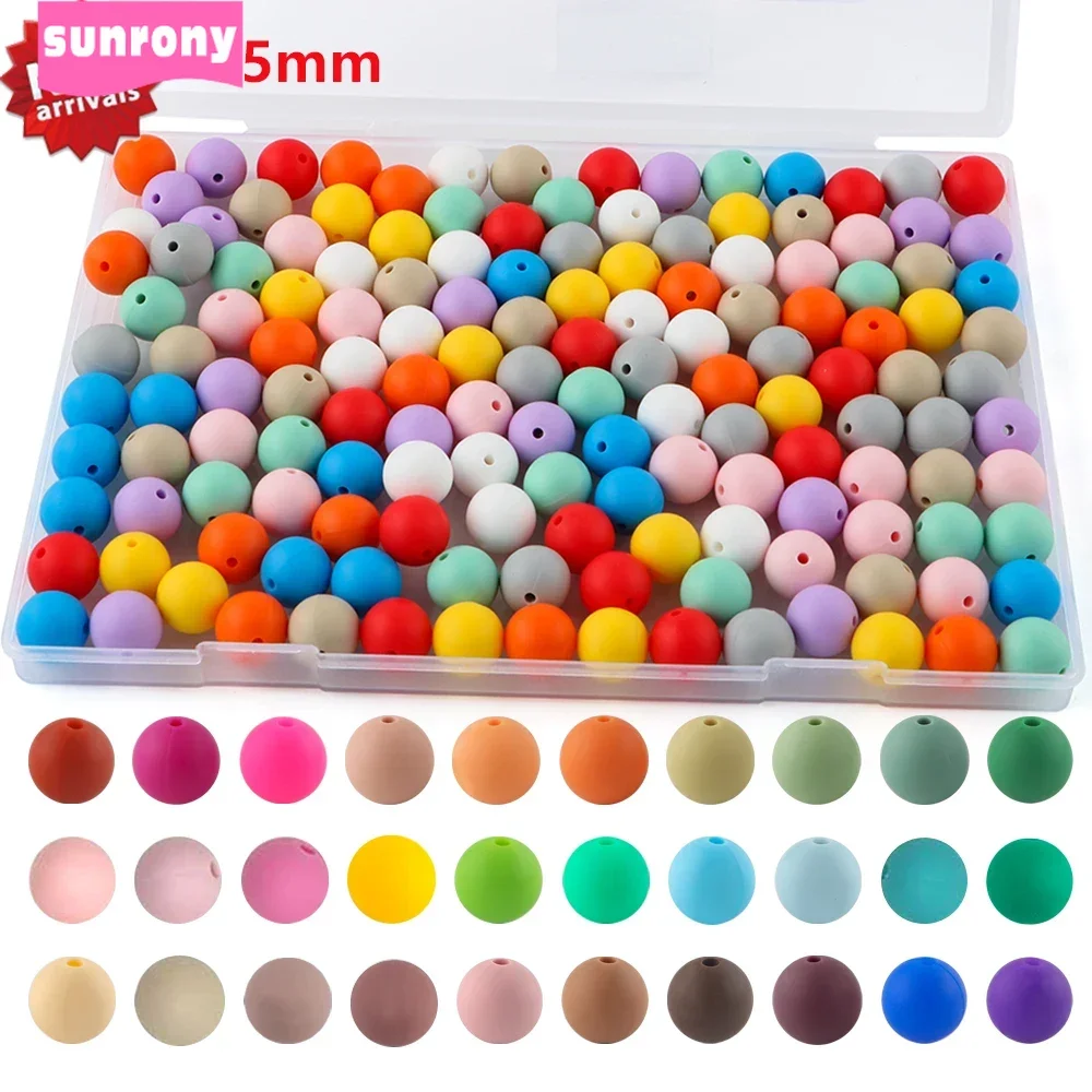 20/50Pcs/Lot New Color Silicone Beads 15MM Beads To Make Bracelets For Jewelry Making DIY Necklace KeyChain Pen Accessories