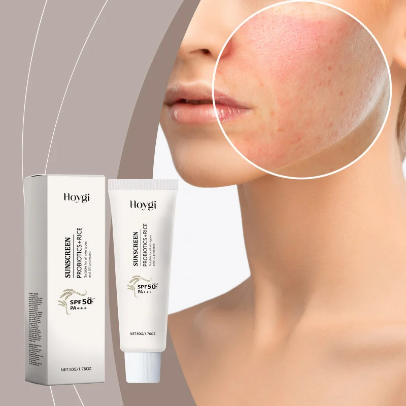 

Lightweight Moisturizing Sunscreen Cream Refreshing Hydrating UV Protection Skin Barrier Improvement Face Isolation Daily Care