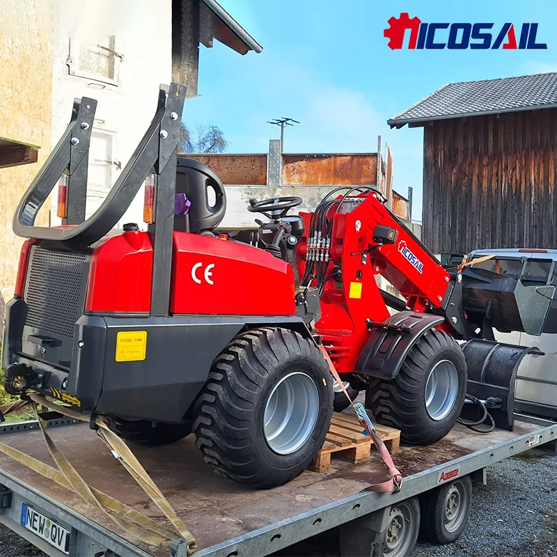 

Telescopic Loader with Optional Canopy, Two-Speed for Farm Irrigation & Construction Work