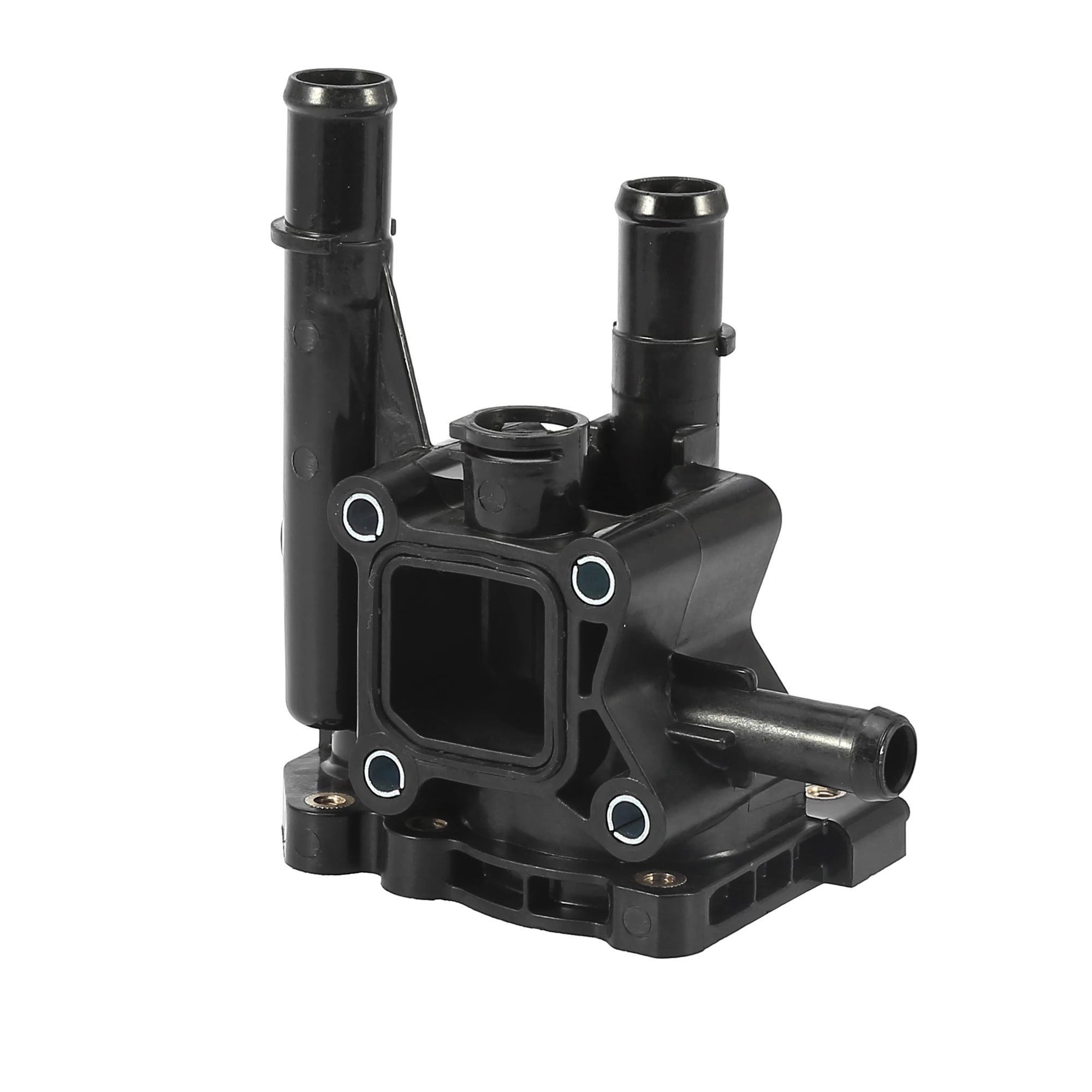 X Autohaux Perakitan Rumah Termostat Mesin Mobil 1338177 96984103 55353311 55577073 untuk Chevrolet untuk Vauxhall untuk Opel