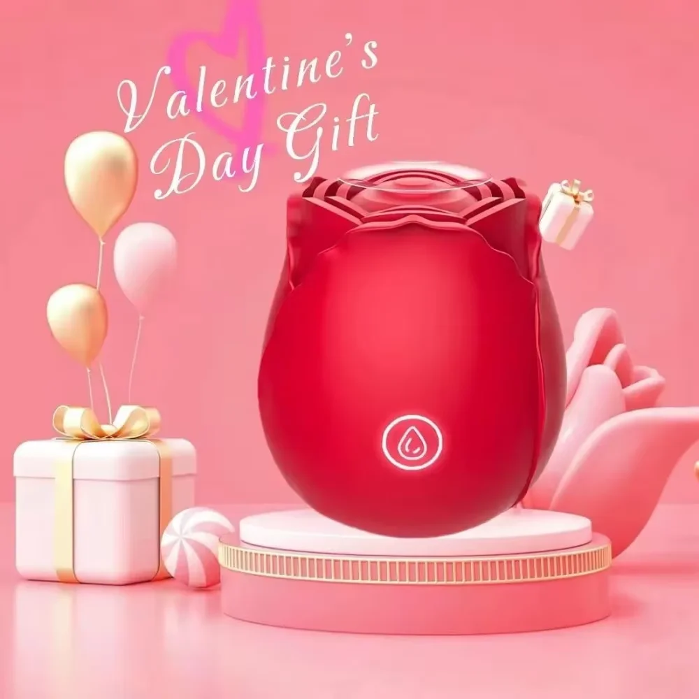 هزاز مص قوي للنساء محفز البظر الفراغي أنثى الفم الحلمة البظر مصاصة تهتز الكبار الجنس روز اللعب #4