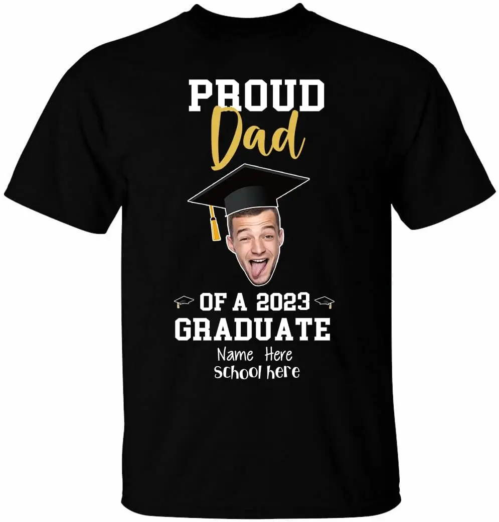 

Personalized 2023 Graduation Gifts Tshirt, Custom Class of 2023 T-Shirt for Men