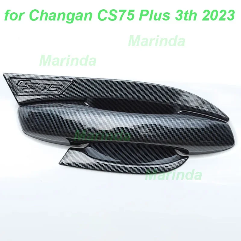 

Car Door Handle Cover for Changan CS75 Plus 3th 2023 Handle Door Bowl Anti-scratch Cover Protective Frame Exterior Accessories