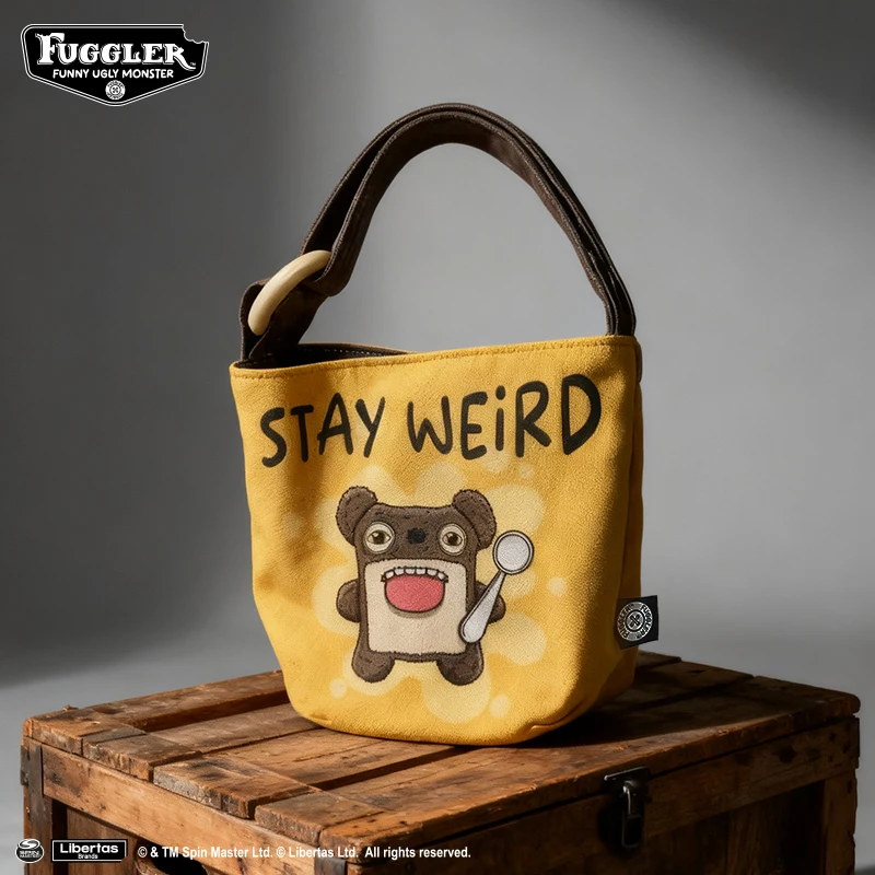 

100% оригинальная плюшевая игрушка Fuggler, серия, сумка Ugly Monster Fuggler, сумка-ведро, милая сумка с зубным монстром, праздничный подарок