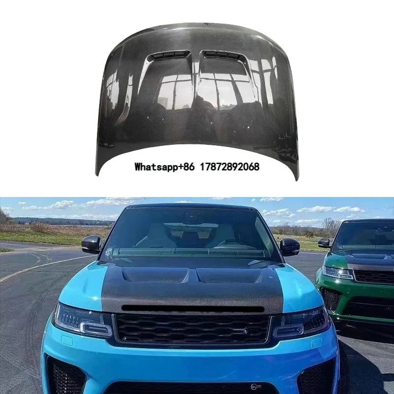 

2022 SVR Upgrade Carbon Fiber Engine Hood for 2014-2017 Sport New Condition Fit for Range Rover