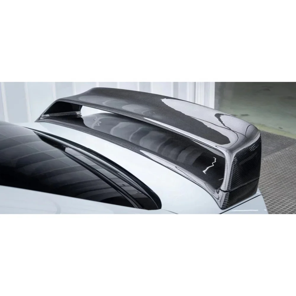 

A Style Dry Carbon Fiber Rear Trunk Spoiler Wing Fit For BMW G87 M2 2024 High Quality Fitment