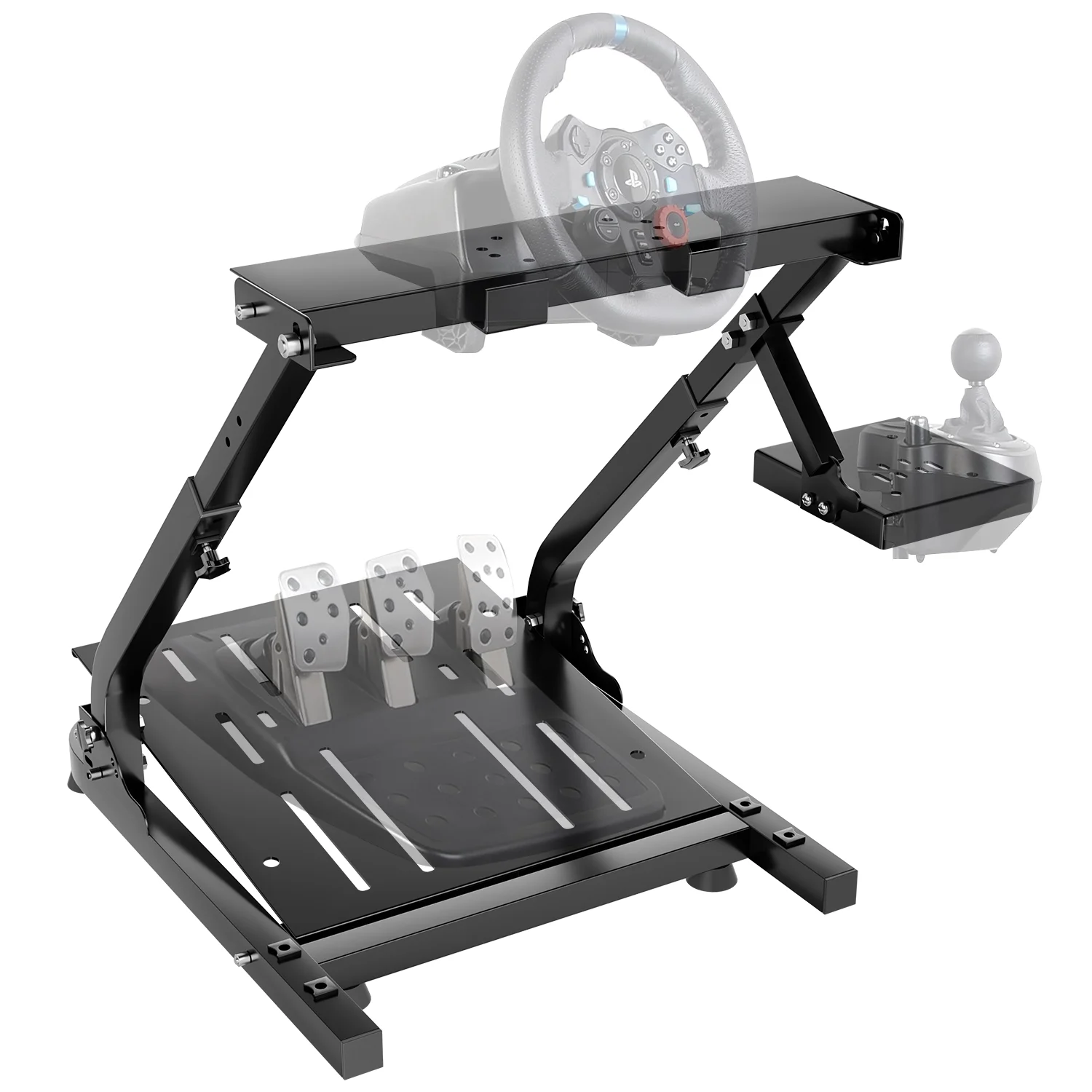Racing Steering Wheel Stand Shifter Mount for G25 G27G T500 Gaming Adjustable Racing Simulator Driving Bracket