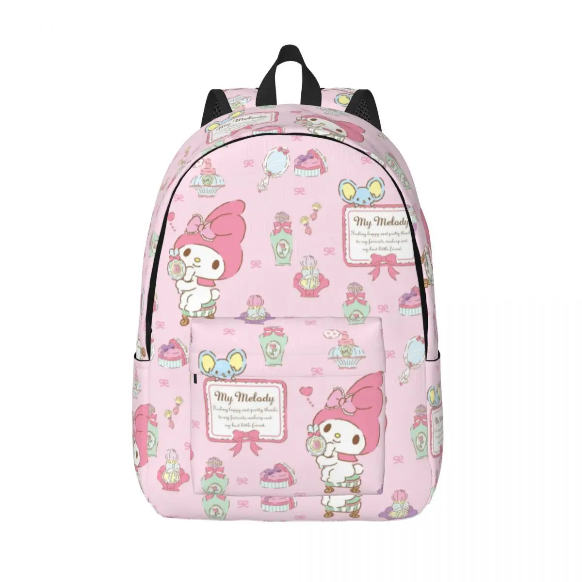 Back To School Gift Cute Melody Retro Washable Kindergarten Bag Sanrio Melody Classic Teenager Storage Bag Picnic