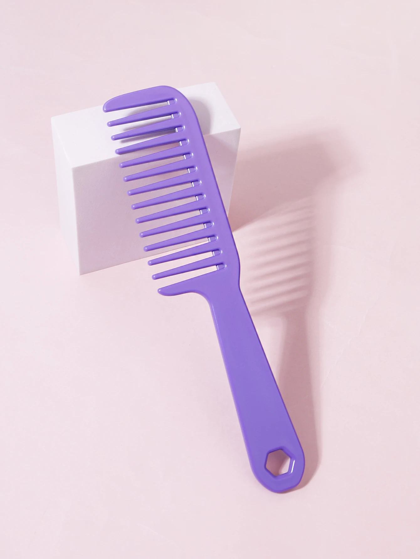 مجموعة مشط 1/2 قطعة، مشط ذو أسنان واسعة، مشط دش، مناسب للشعر الجاف والرطب، خاص للشعر المستعار الحقيقي