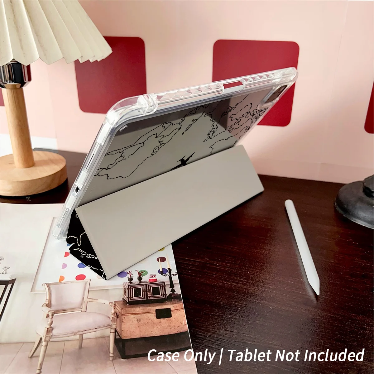 Slim Fit Premium TPU Tablet Cover, Shockproof Durable Lightweight Protective Case for iPad Samsung Huawei Honor Redmi Xiaomi