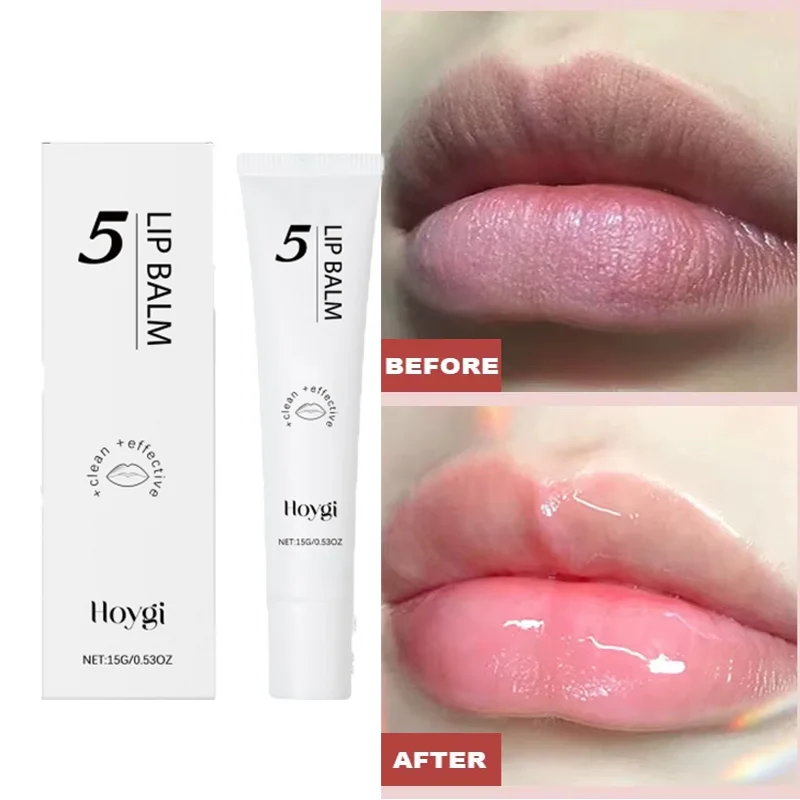 Feuchtigkeitsspendender Lippenbalsam, Anti-Risse-Peeling, verbessert Stumpfheit, verblasst die Lippenlinie, erfrischend, nicht klebrig, nährend, prallere Lippenpflege