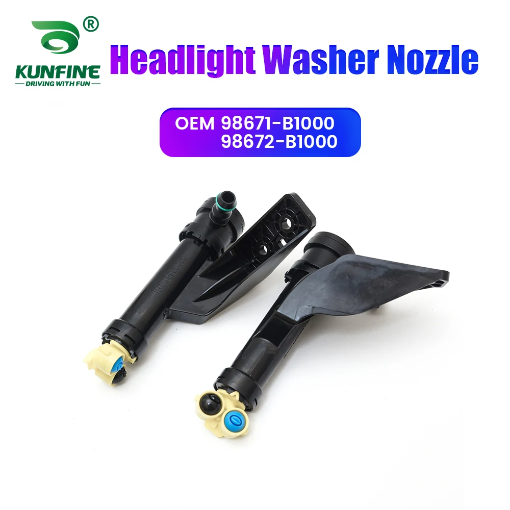 

Car Headlight Front Bumper Washer Spray Nozzle Jet Headlamp Pump Cover For OEM NO. 98671-B1000 98672-B1000