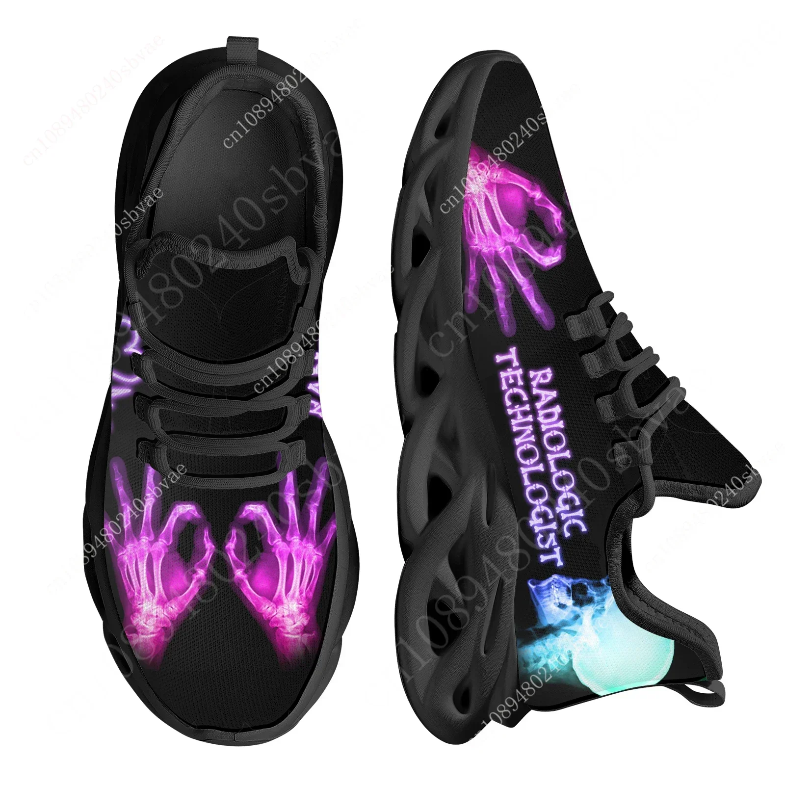 Radiologic Technologist Sneakers Men Wome Skeleton Shoes Casual Lightweight sports Footwear Custom Made Sneaker