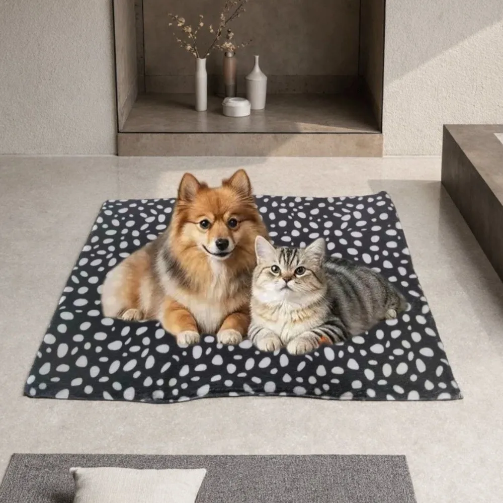 Warm Pet Heating Pad Adjustable Temperature 3-Heat Settings Cat Bed Mat Washable Pad Energy Saving Heated Pet Bed Pet Crate