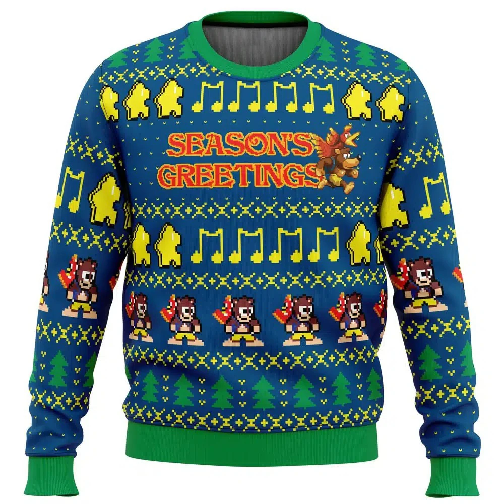 

Christmas Banjo-Kazooie Game Ugly Merry Christmas Sweater 2025 New Fashion Men Hoodie Pullover Tops Winter Women Sweatshirt