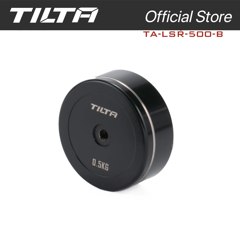 TILTA 500G contragewicht - zwart voor lichtgewicht schoudertuigcamera voor Sony Canon voor BMPCC voor Nikon
