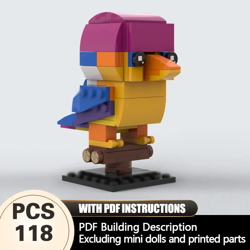 

Creators Animal Series Model MOC Building Bricks Oriental Water Bird Modular Technology Gifts Holiday Assemble Children Toy Suit