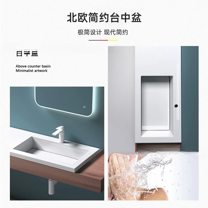 

Artificial stone table single basin hotel apartment bed and breakfast kitchen bathroom hand wash face