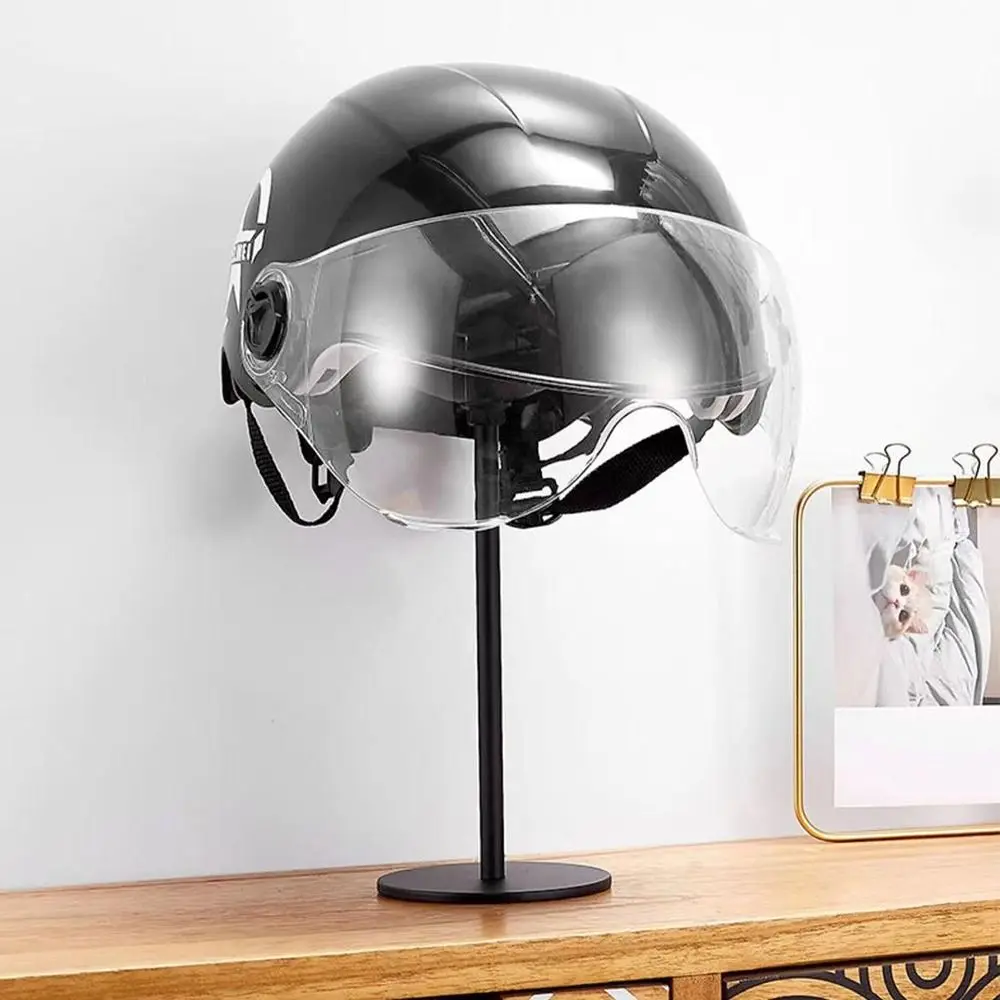 Multifunctional Wall Mount Motorcycle Helmet Rack Metal Hanger Bike Helmet Holder 180 Degree Rotation Bicycle Helmet Display