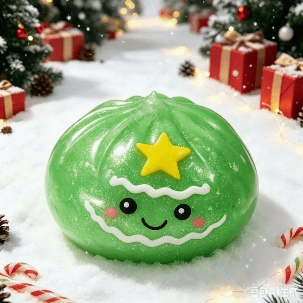 bolas-antiestresse-coloridas-de-design-atraente-de-baixa-recuperacao-material-reutilizavel-em-formato-de-bolinho-papai-noel-e-alce