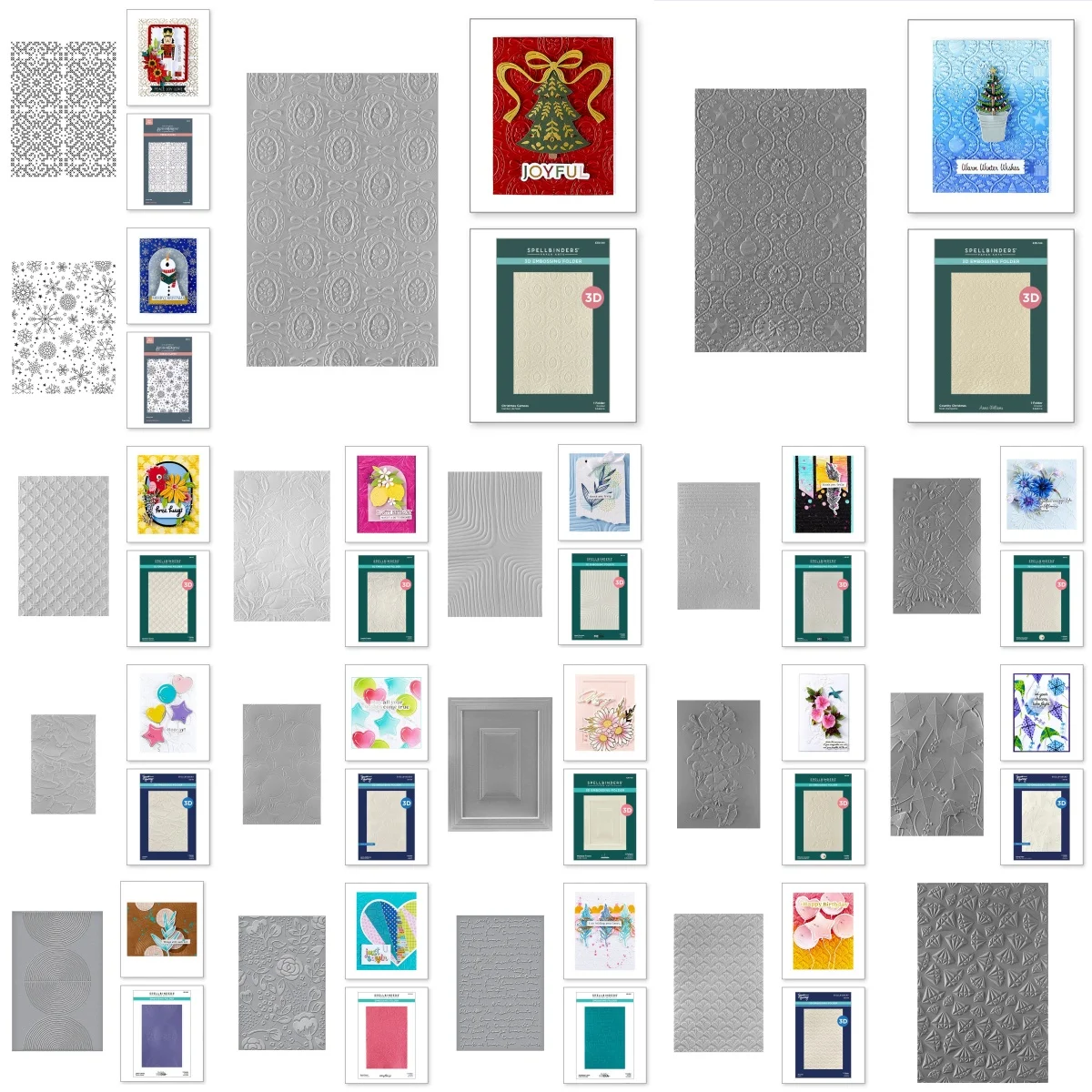 

3D Embossing Folders Press Plates Hot Foil For DIY Scrapbook Craft Decoration Embossing Template Supplies Christmas Collection