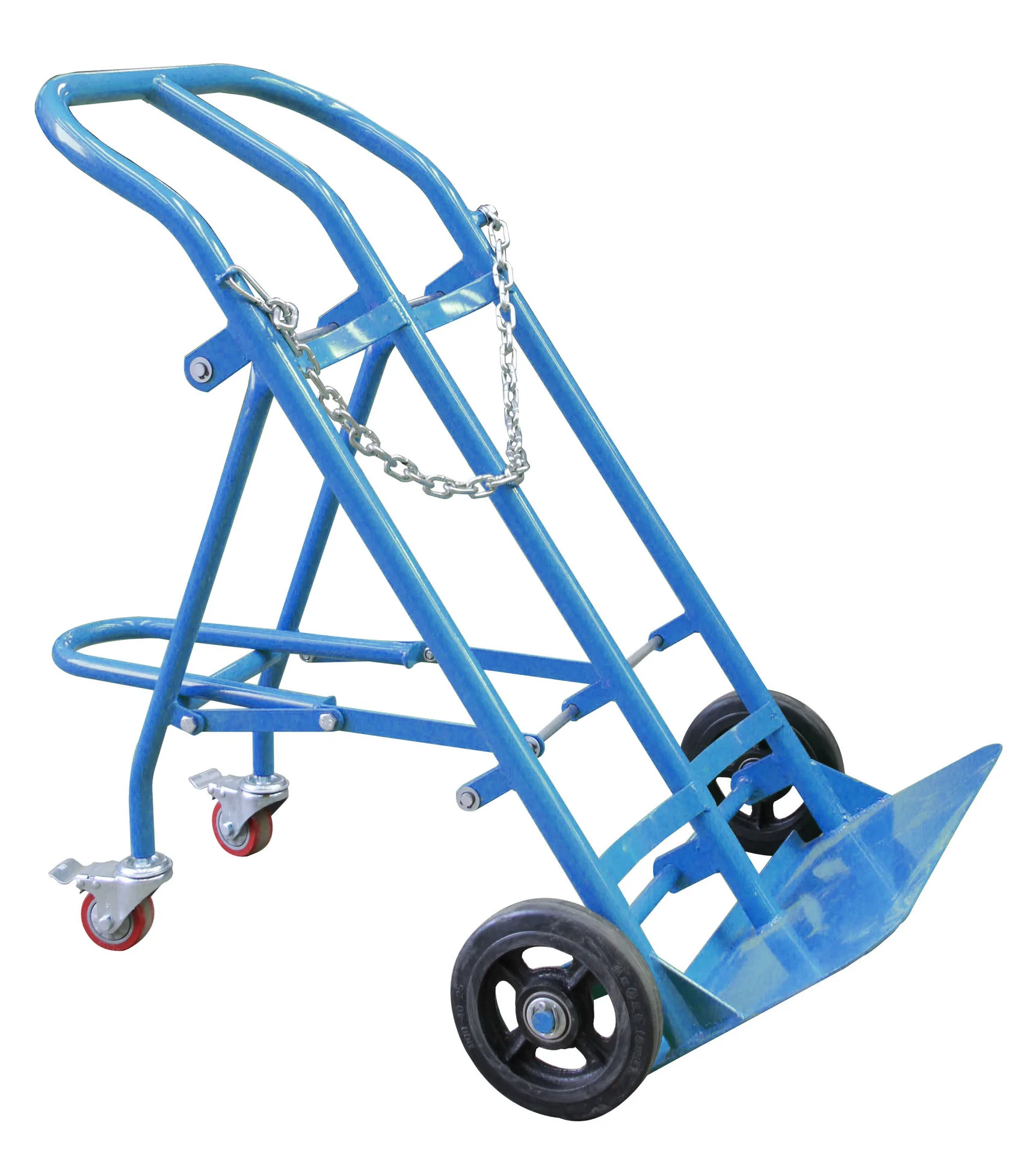 

Hot Sale Heavy Duty Gas Carring Cylinder Trolley Solid Toe Platform Hand Truck
